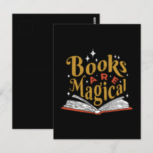 Vintage Books Are Magical Postcard