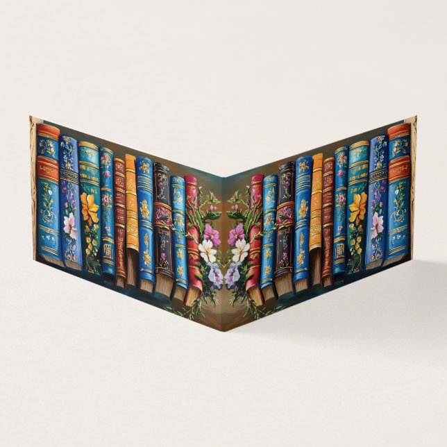 Vintage books business card (Outside)