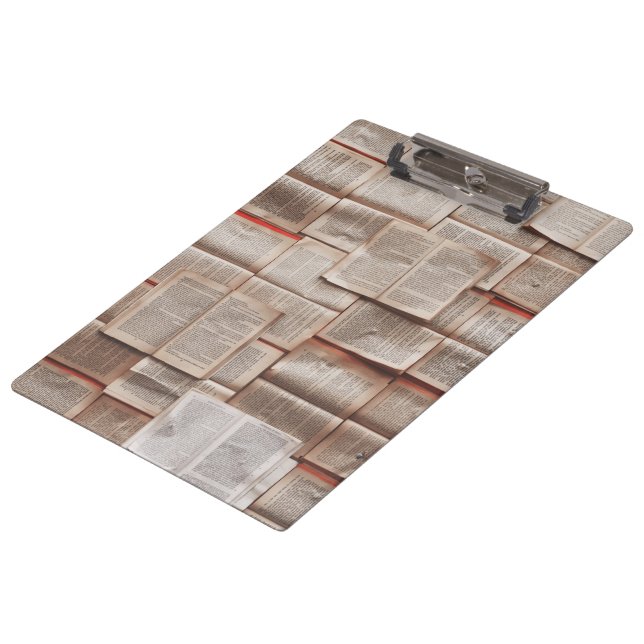 Vintage Books Clipboard (Angled)
