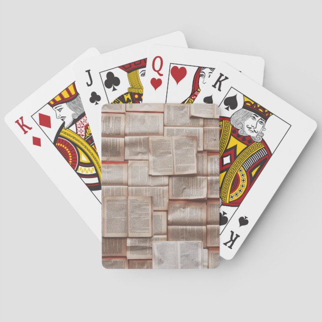 Vintage Books Playing Cards (Back)