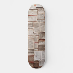 Vintage Books Skateboard