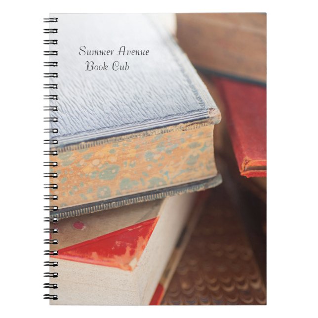 Vintage books stacked (Front)