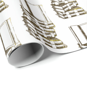 Vintage Books wrapping paper