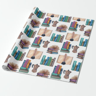 Vintage Books Wrapping Paper