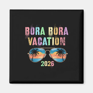 Vintage bora bora vacation 2026 vacay swim travel magnet