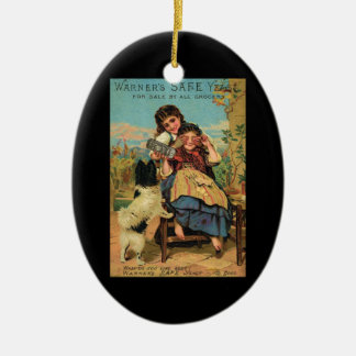 Vintage Border Collie Ornament