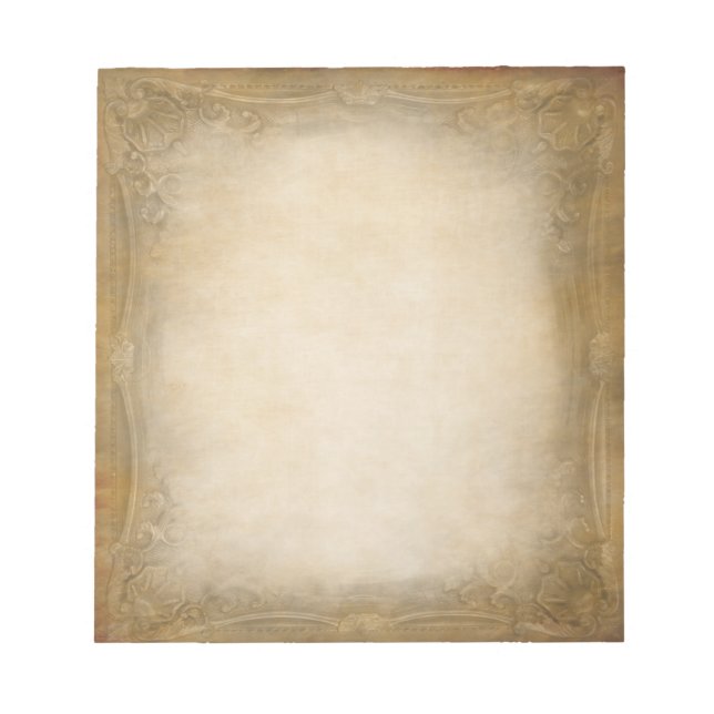 Vintage Border Notepad (Front)