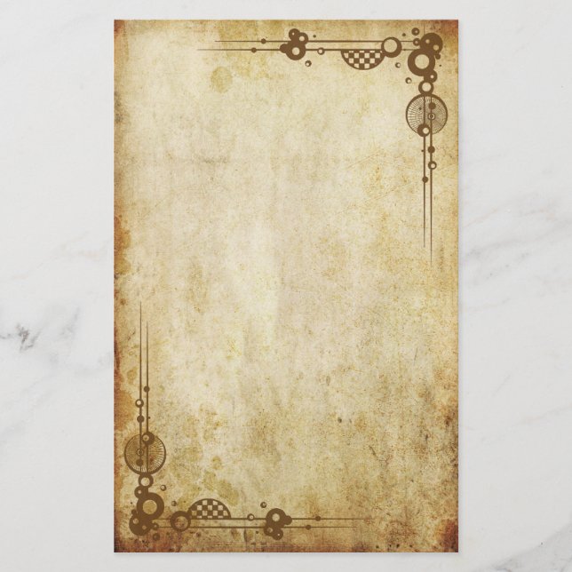 Vintage Borders - Retro Stationery (Front)