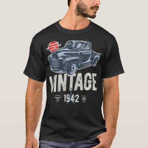 Vintage Born 1942 80th Birthday Pick Up Truck T-Shirt