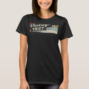 Vintage Born In 1927 95th Birthday 95 Years Old 1 T-Shirt