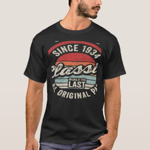 Vintage Born In 1934 88th Birthday 88 Years Old 1 T-Shirt