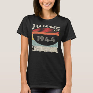 Vintage Born In 1944 78th Birthday 78 Years Old T-Shirt