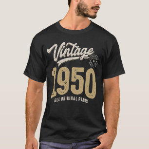 Vintage Born in 1950 - 72nd Birthday Retro Classic T-Shirt