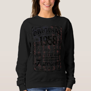 Vintage Born In 1958 Classic 64th Birthday Sweatshirt