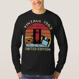 Vintage Born In 1962 Birthday T-Shirt