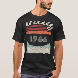 Vintage Born In 1966  56th Birthday  56 Years Old T-Shirt