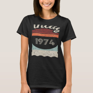 Vintage Born In 1974 48th Birthday 48 Years Old T-Shirt