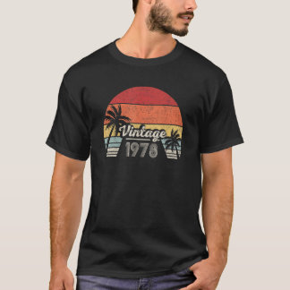 Vintage Born In 1978 44th Birthday 44 Years Old T-Shirt