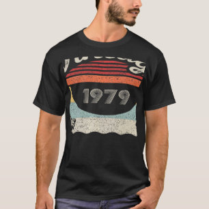 Vintage Born In 1979 43rd Birthday 43 Years Old 1 T-Shirt