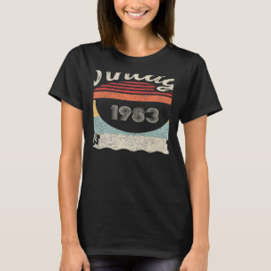 Vintage Born In 1983 39th Birthday 39 Years Old 1 T-Shirt