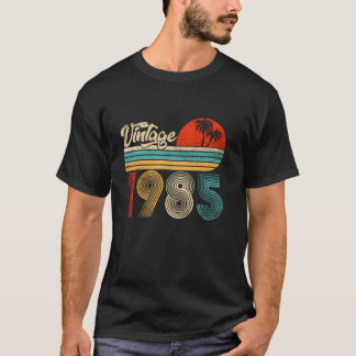 Vintage Born In 1985 Retro 40th Birthday Gifts 40  T-Shirt