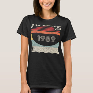 Vintage Born In 1989 33rd Birthday 33 Years Old 1 T-Shirt