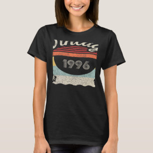Vintage Born In 1996 26th Birthday 26 Years Old T-Shirt