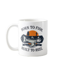 Vintage Born to Fish Built to Reel
