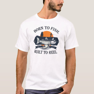 Vintage Born to Fish Built to Reel T-Shirt