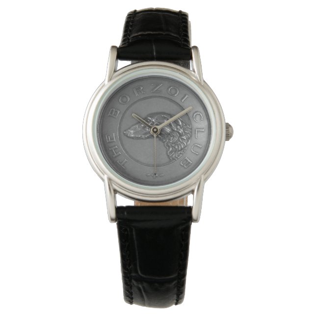 Vintage Borzoi Medallion Watch (Front)