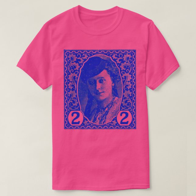 Vintage Bosnia Herzegovina Girl Stamp Design T-Shirt (Design Front)