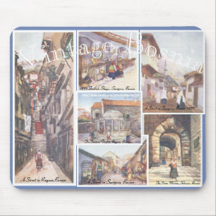 "Vintage Bosnia" Mouse Mat