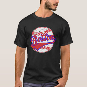 Vintage Boston Cityscape Baseball For Men Women K T-Shirt