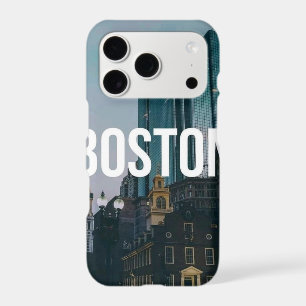 Vintage Boston Cityscape Print - Historic Architec