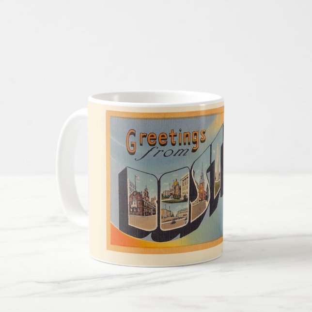 Vintage Boston MA Mug (Front Left)