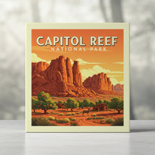 Vintage Boston Massachusetts Tile