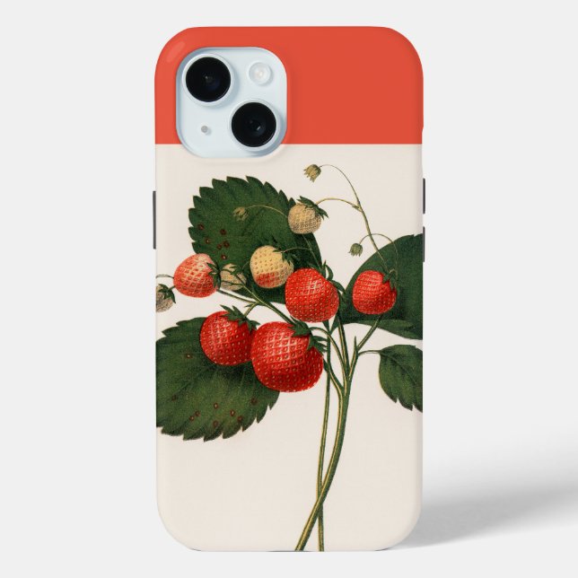 Vintage Boston Pine Strawberry  Case-Mate iPhone Case (Back)