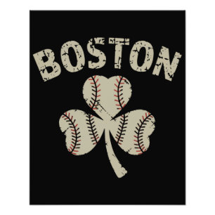 Vintage Boston St Patrick's Day Irish Shamrock Photo Print