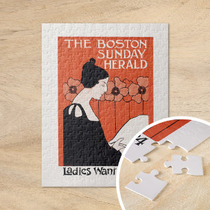 Vintage Boston Sunday Herald Jigsaw Puzzle
