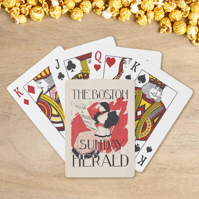 Vintage Boston Sunday Herald Women's Edition Playing Cards (Creator Uploaded)
