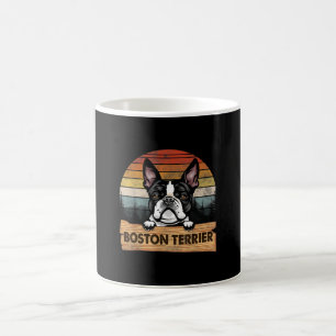 Vintage Boston Terrier Funny Retro Gift Dog Lover Coffee Mug