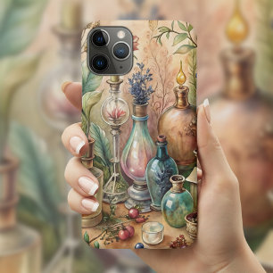 Vintage Botanical Apothecary Bottles iPhone 11 Pro Case