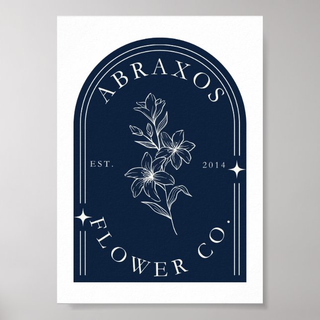 Vintage Botanical Arch Abraxos Print (Front)