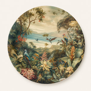 Vintage Botanical Art Luxury Designer Paper Plate