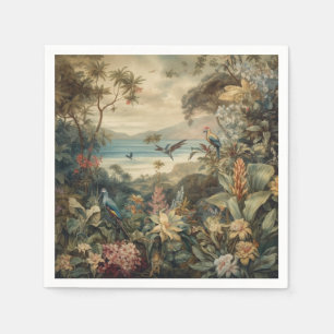 Vintage Botanical Art Luxury Paper Napkin