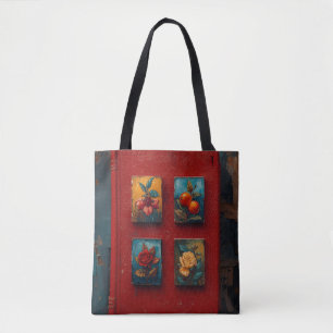 Vintage Botanical Art Tote Bag