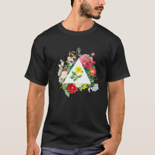 Vintage Botanical Beautiful Floral Flower Power T-Shirt