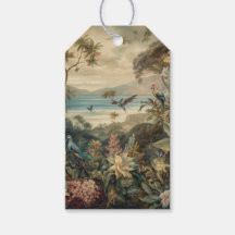 Vintage botanical birds in paradise customisable