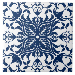 Vintage Botanical Ceramic Tile