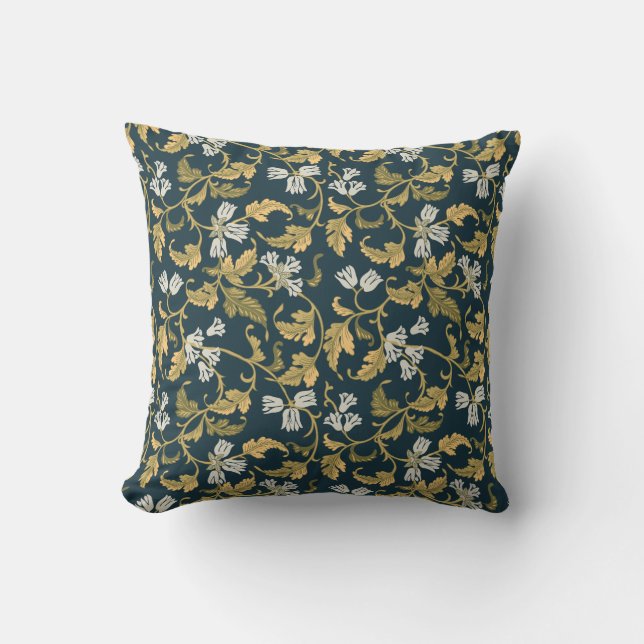 Vintage Botanical Elegance   Cushion (Front)